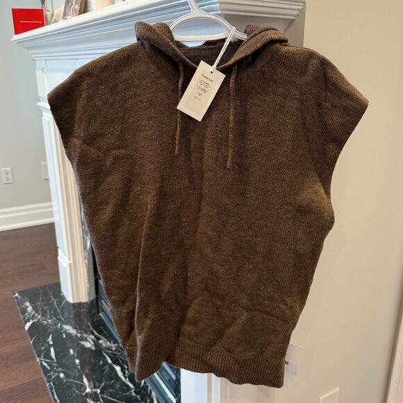 The Frankie Shop Brown Sleeveless Sweater - Picture 2 of 7